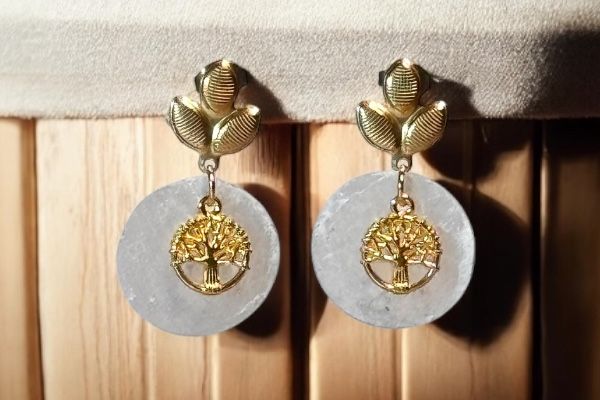 Boucles d'oreilles 'Ancrage doux'