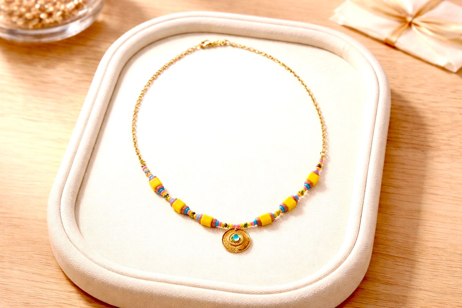 Collier ‘Aura solaire'