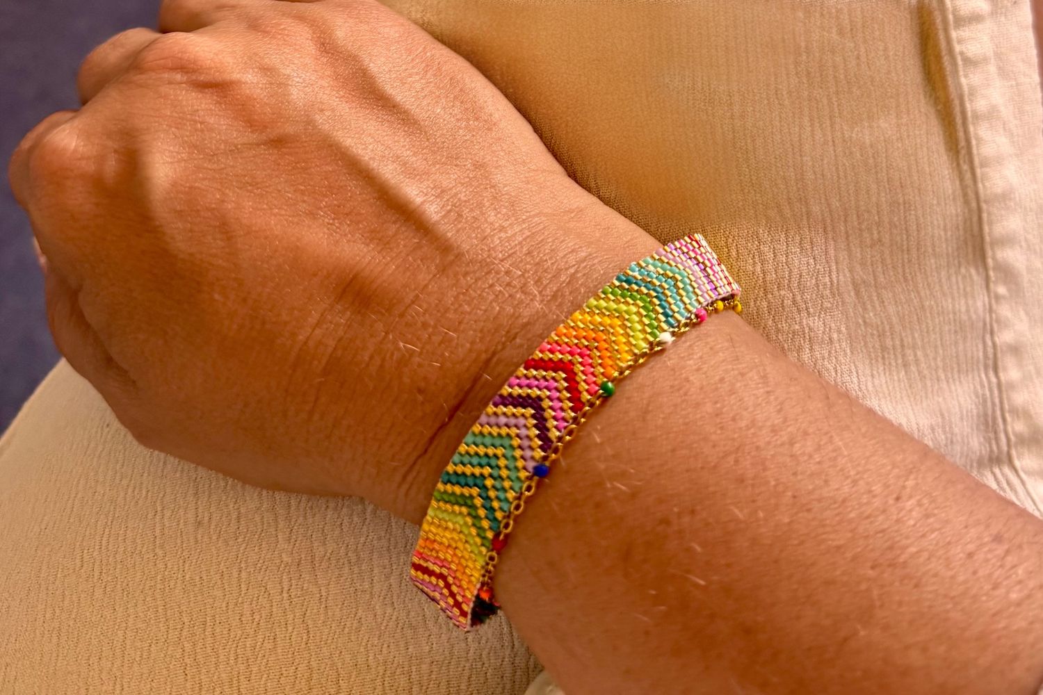 Bracelet 'Chemin coloré'
