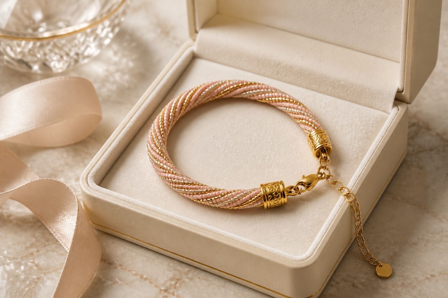 Bracelet 'Torsade d'été'