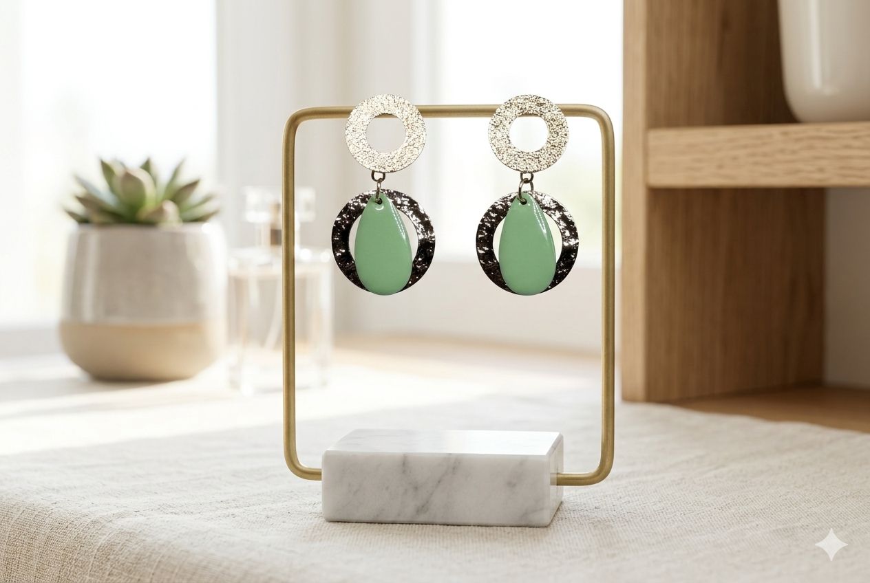 Boucles d'oreilles 'Douceur libre'