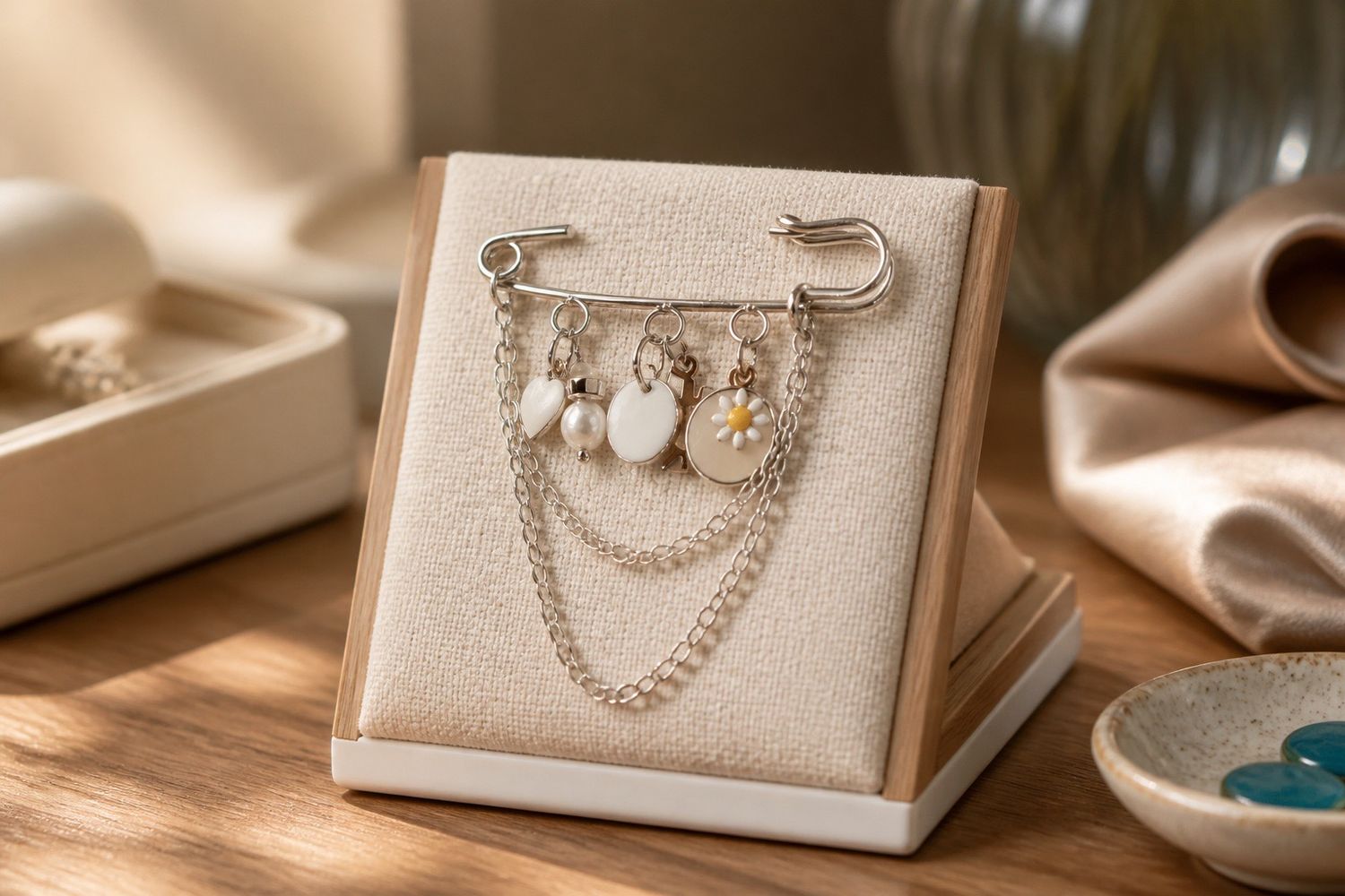 Broche 'Petits trésors'