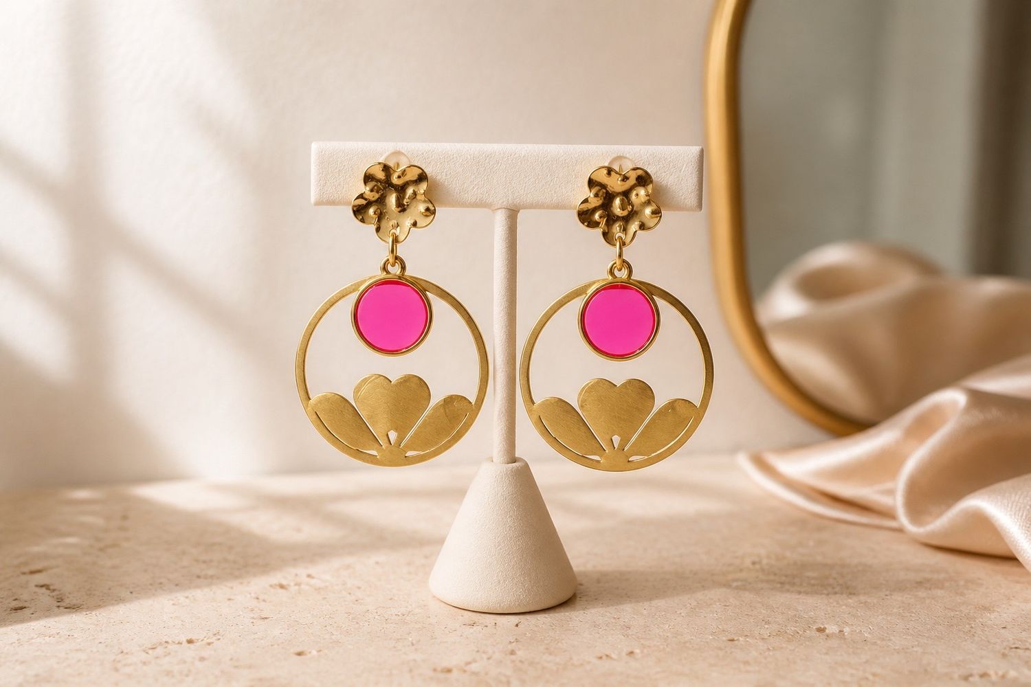 Boucles d'oreilles 'Bonheur partagé'