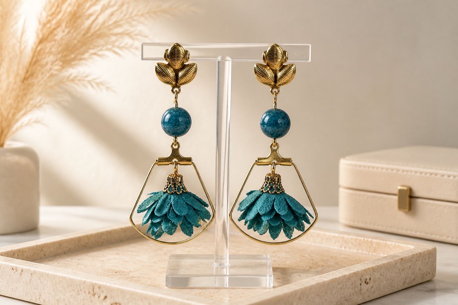 Boucles d'oreilles 'Fleur vagabonde'