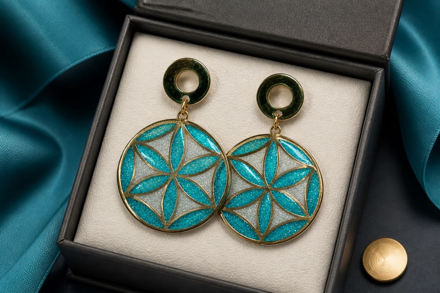Boucles d'oreilles 'Harmonie secrète'