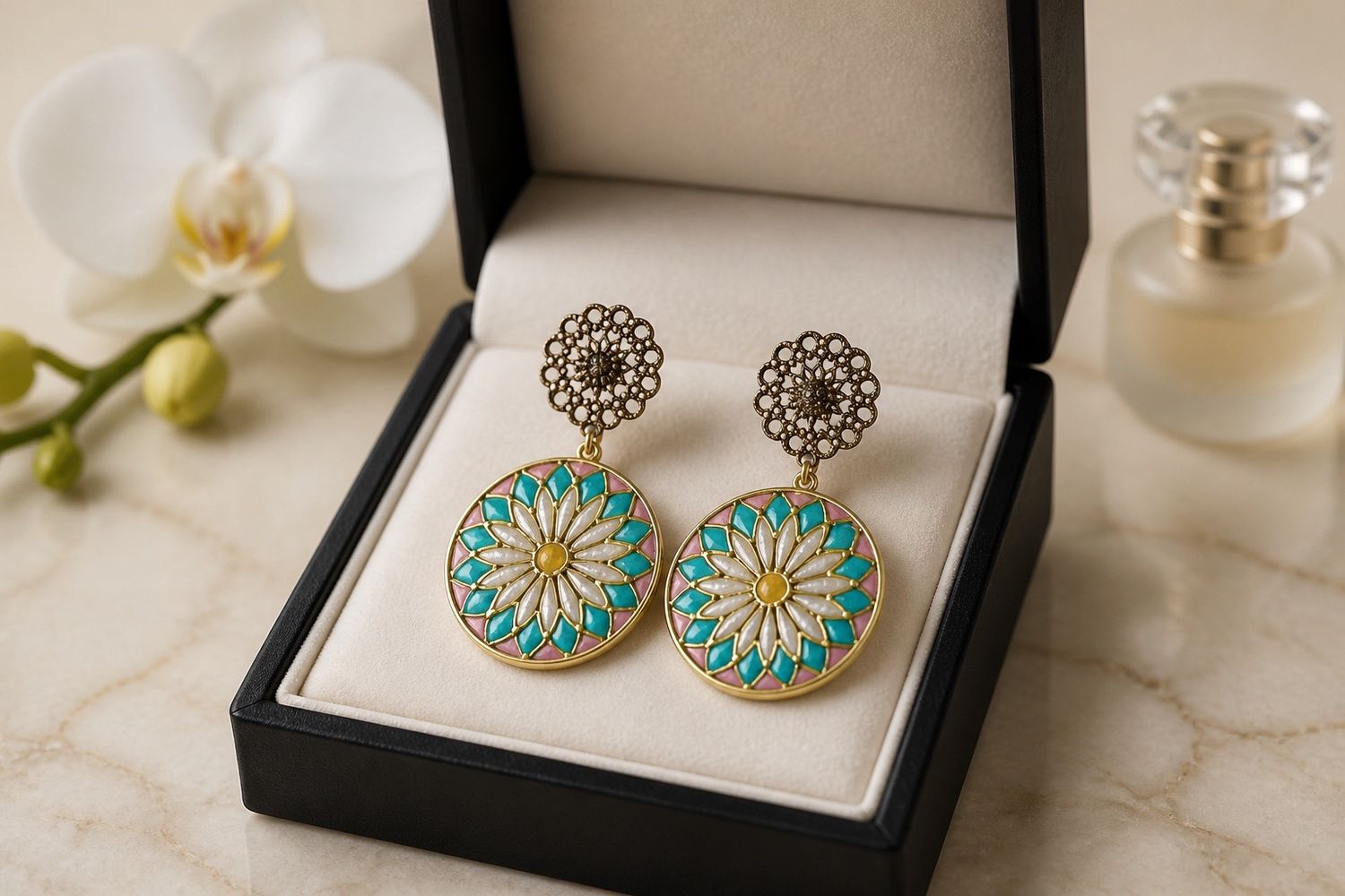 Boucles d'oreilles 'Lumière intérieure'