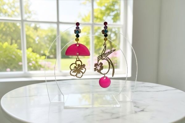 Boucles d'oreilles 'Le coeur léger'
