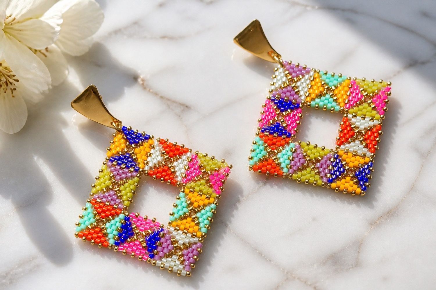 Boucles d'oreilles 'Jours heureux'
