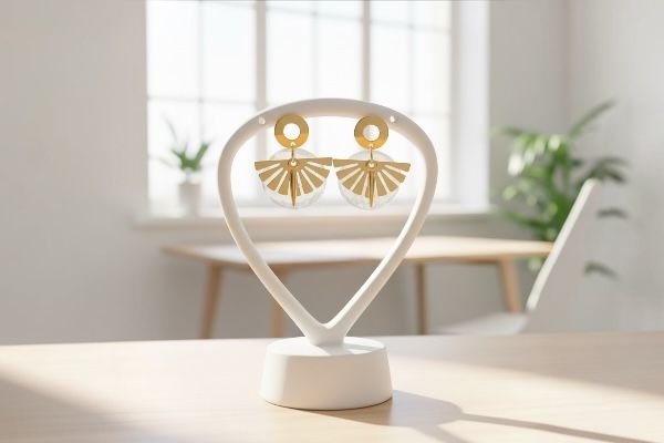 Boucles d'oreilles 'Aube dorée'