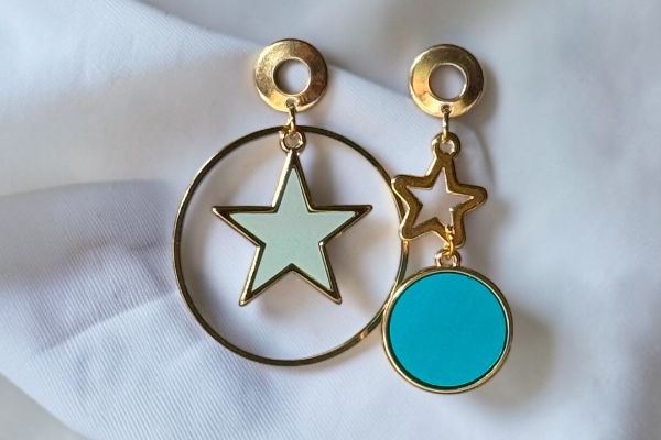 Boucles d'oreilles 'Un air d'été'