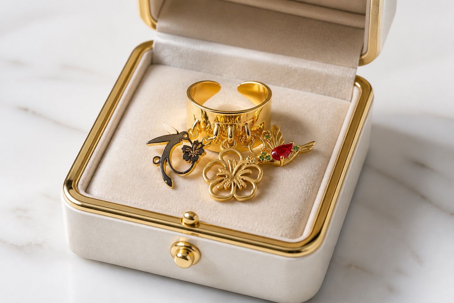 Bague 'Paradis secret'
