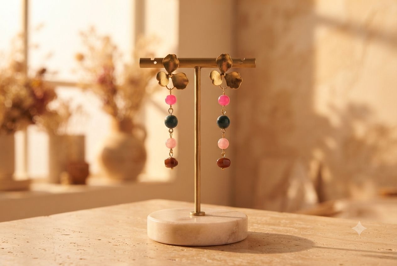 Boucles d'oreilles 'Nuances nomades'