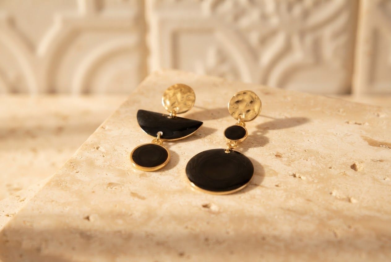 Boucles d'oreilles 'Jeu suspendu'