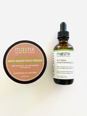 Anti Aging Serum & Face Cream combo