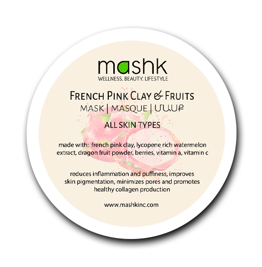 FRENCH PINK CLAY &FRUIT MASK