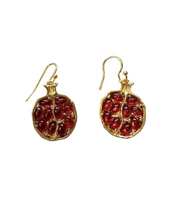Drop Pomegranate earring (Gold)