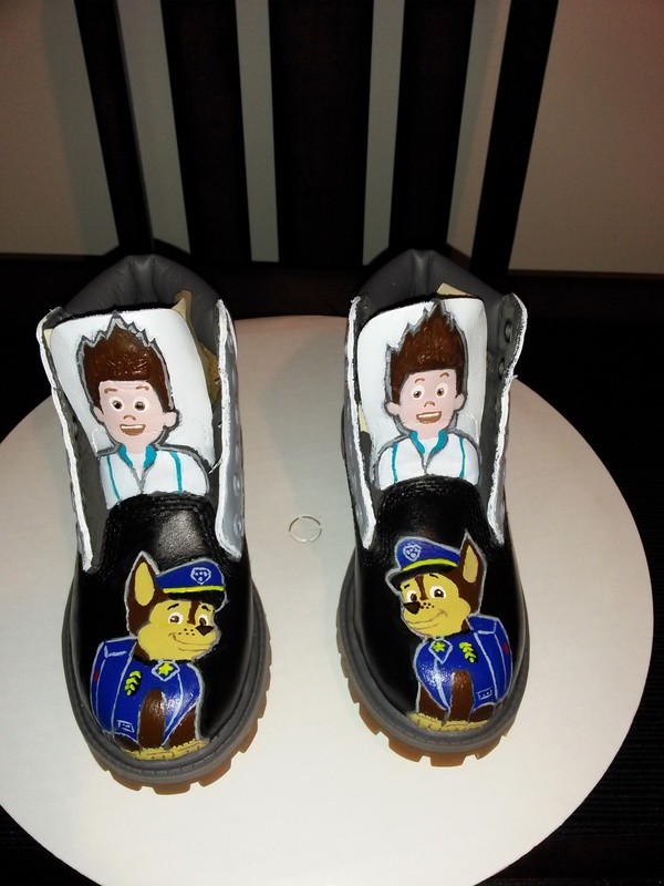 Custom hand Painted Paw Patrol shoes
