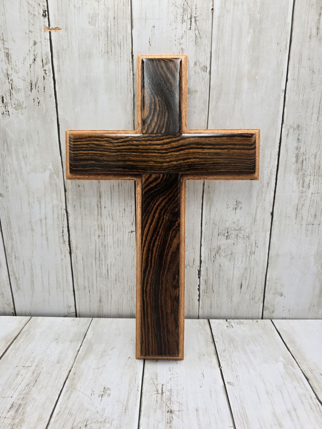 Large Cross Quarter Sawn Oak and Bocote