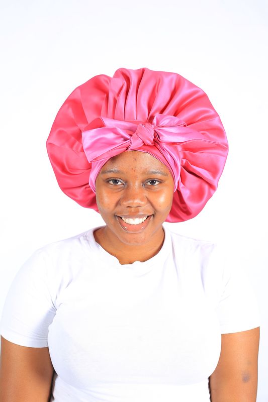 Thick Satin Bonnet Series Pink &amp; Baby Pink