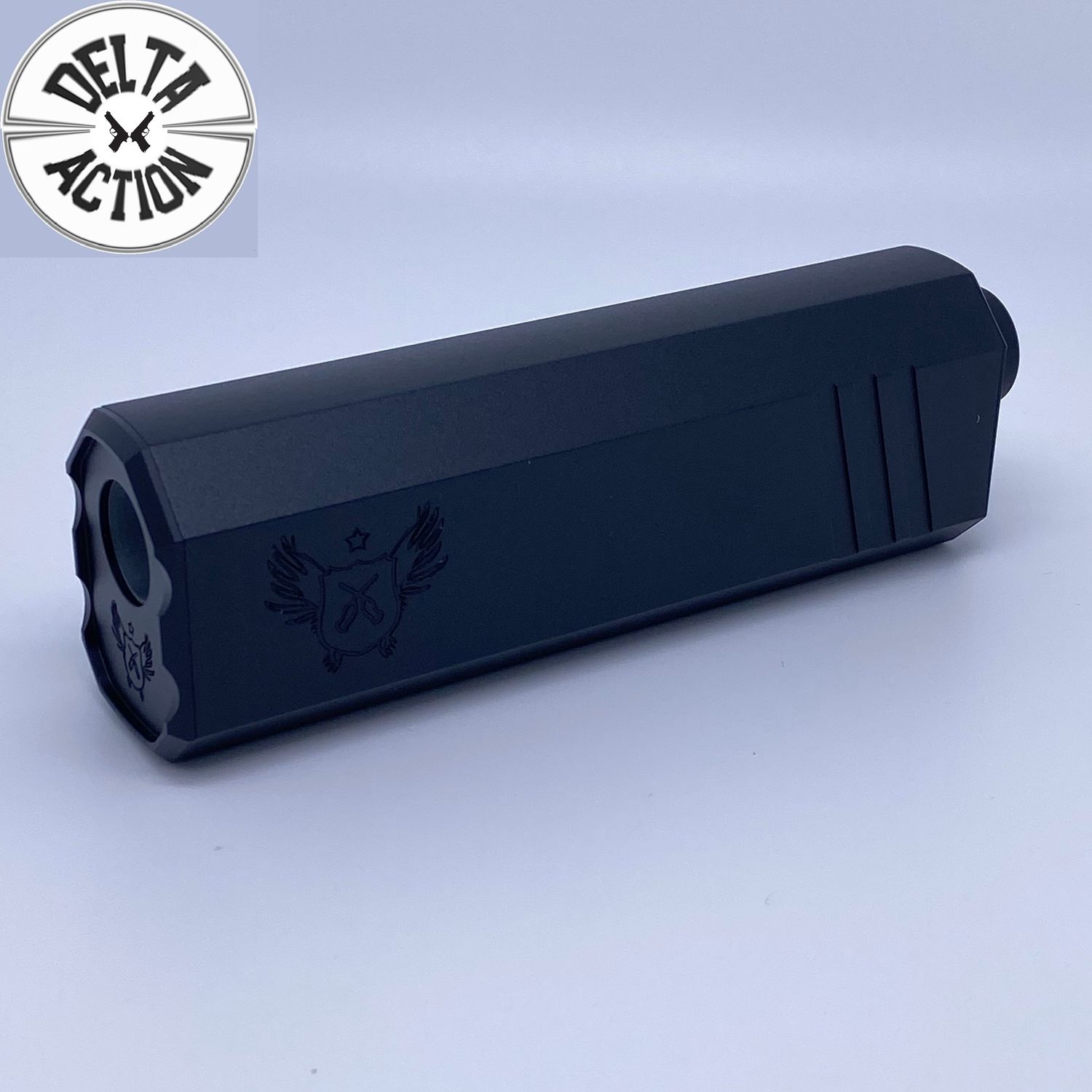 Vector Osprey CNC Aluminium Mock Suppressor 14mm CCW 144mm Black