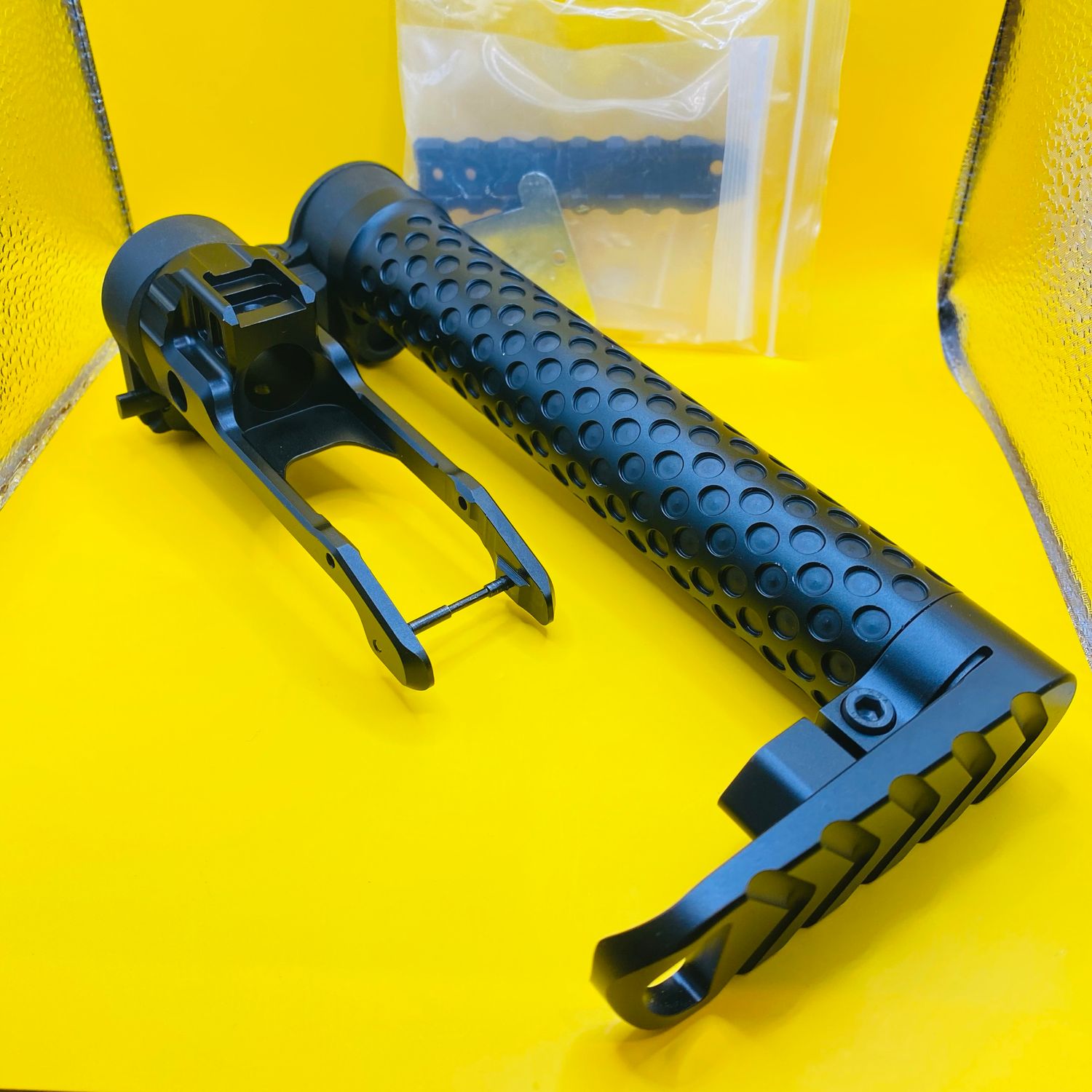 AAP01 CNC Aluminum Folding Stock + TTI AR Stock Adapter
