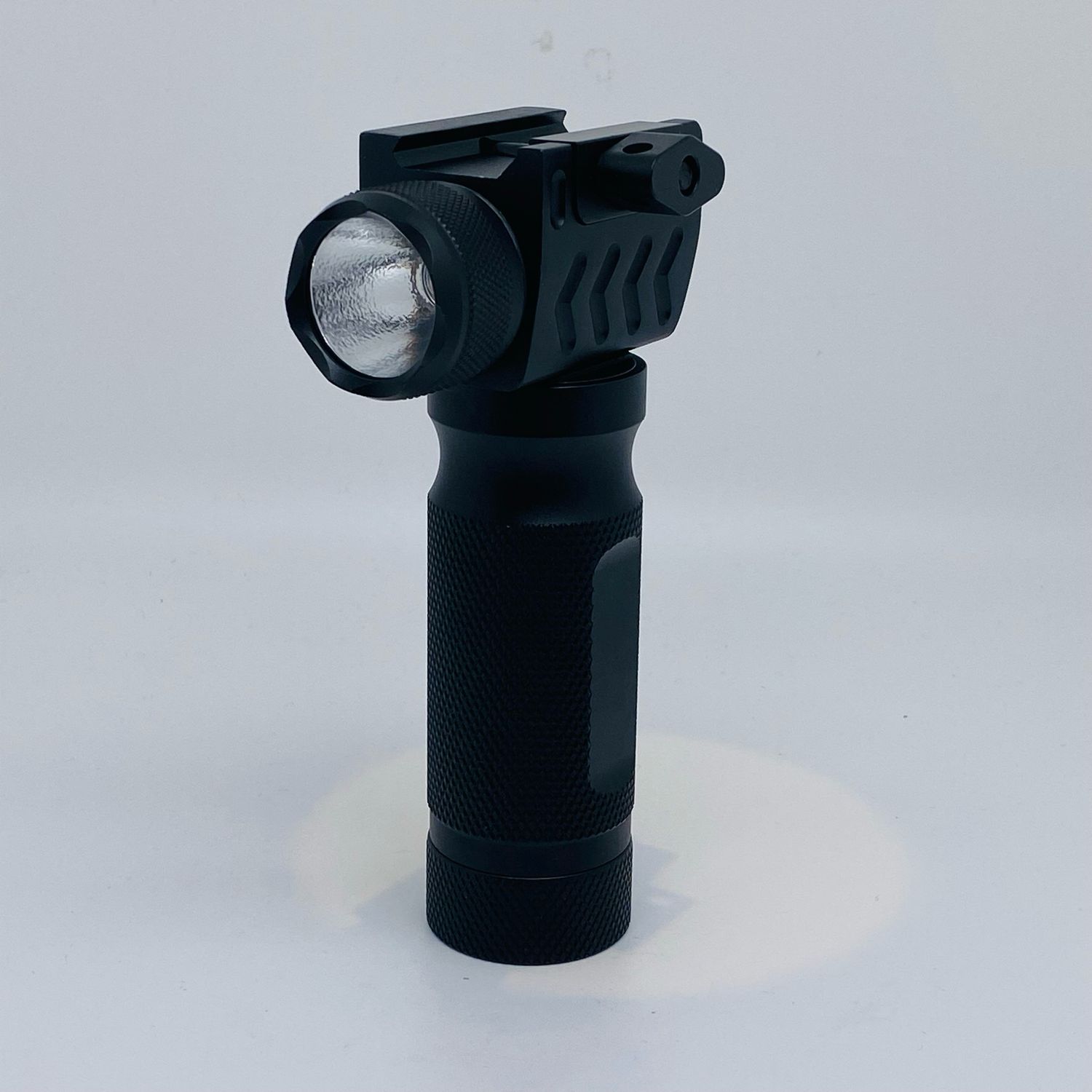 Full-Aluminium Compact Vertical Grip with Integrated Flashlight (500lm)
