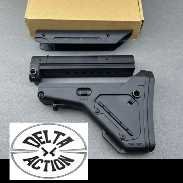 Airsoft UBR-Style Adjustable Stock for LDT HK416D / M4 / AR15 – Tactical Rear Stock