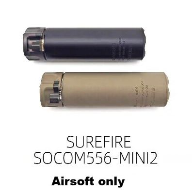 Surefire SOCOM 556 Style QD Mock Suppressor 133/159mm – Airsoft 14mm CCW