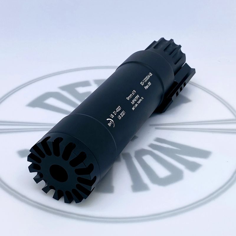 MP9 suppressor tooth/round muzzle tip 14mm CCW Airsoft