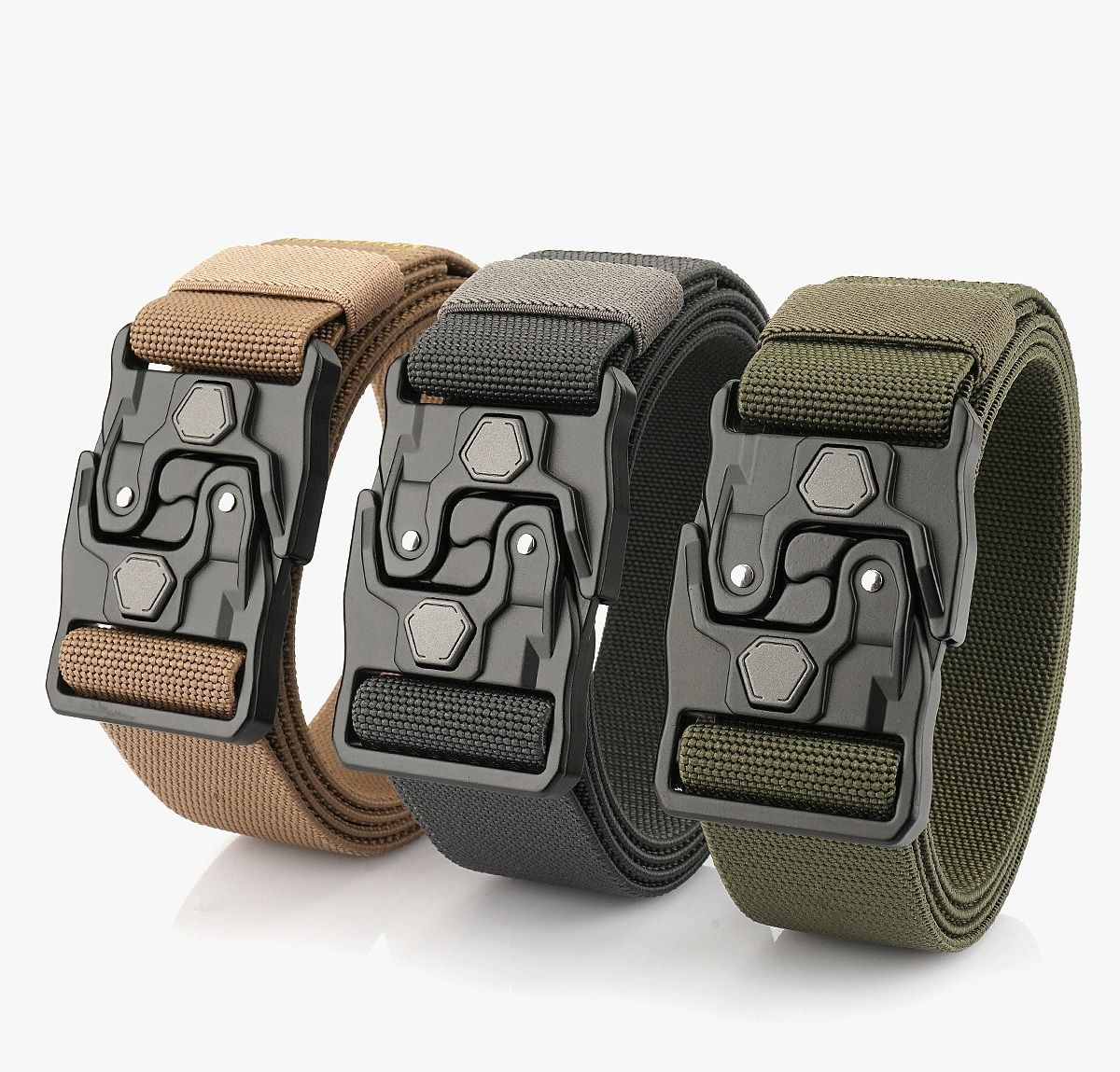 QD Tactical Belt Pro – Heavy-Duty Quick-Detach Tactical Belt (Black / Grey / Khaki / Ranger Green)
