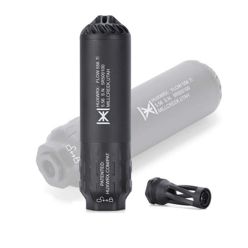 HUXWRX FLOW 556Ti QD Airsoft Suppressor