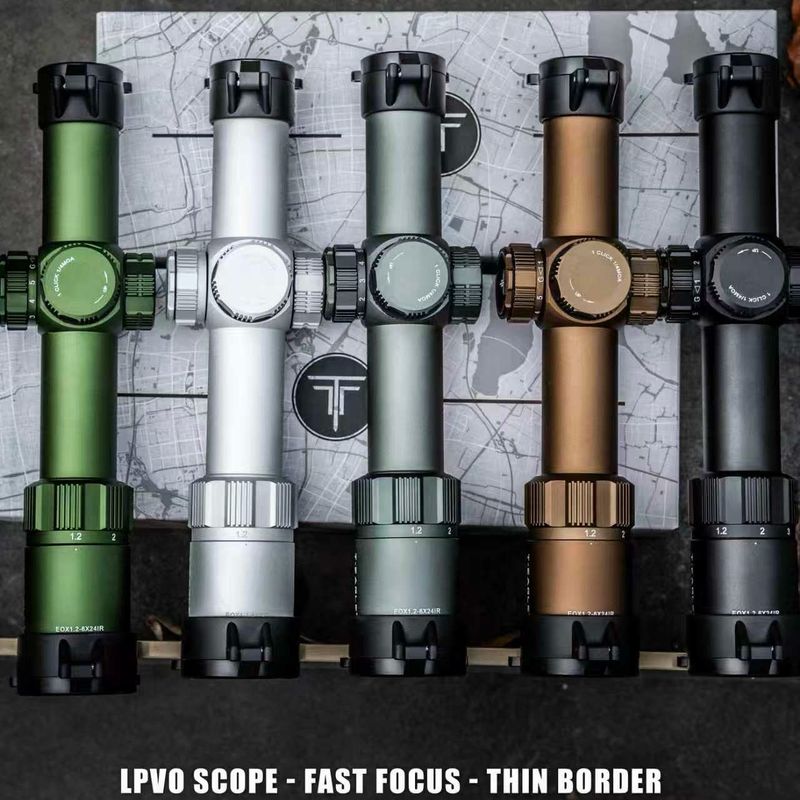 T-Eagle EOX 1.2-6x24IR LPVO Rifle Scope with Cantilever Mount