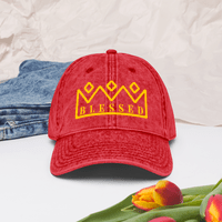 Vintage Cotton Twill Cap / Red