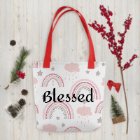 &quot;Blessed,&quot; Tote bag