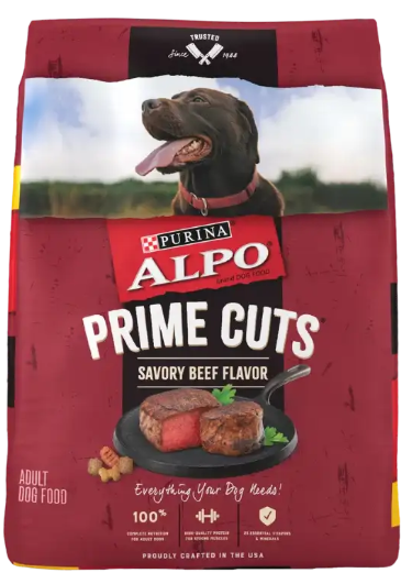 Purina Alpo Prime Cuts Dry- Beef 27lb