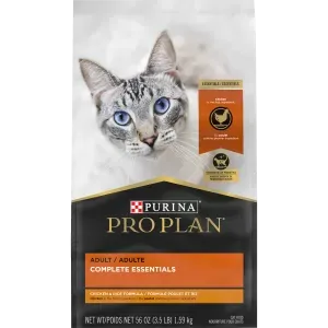 Purina Pro Plan Adult Complete Essentials Chicken &amp; Rice Cat Chow 3.5lb