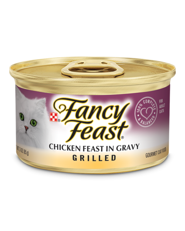 Fancy Feast Grilled Chicken Gourmet Wet Cat Food in Gravy 3oz
24 units