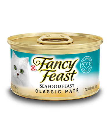 Fancy Feast Classic Pate Seafood Gourmet Wet Cat Food 3oz
24 units