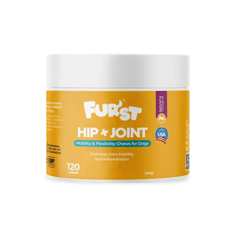 Fur&#39;st Hip &amp; Joint Mobility &amp; Flexibility Chews For Dogs