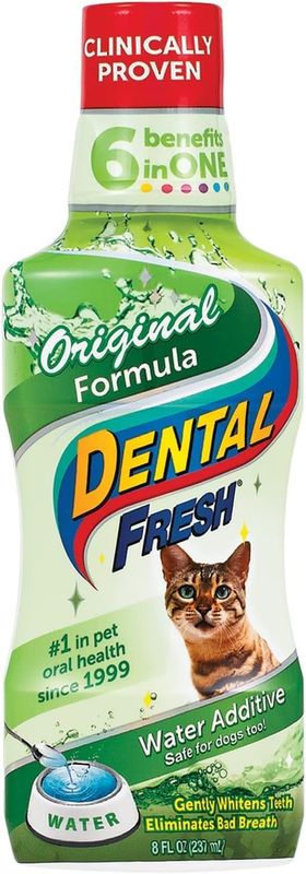 Dental Fresh Water Additive for Cats Original Formula