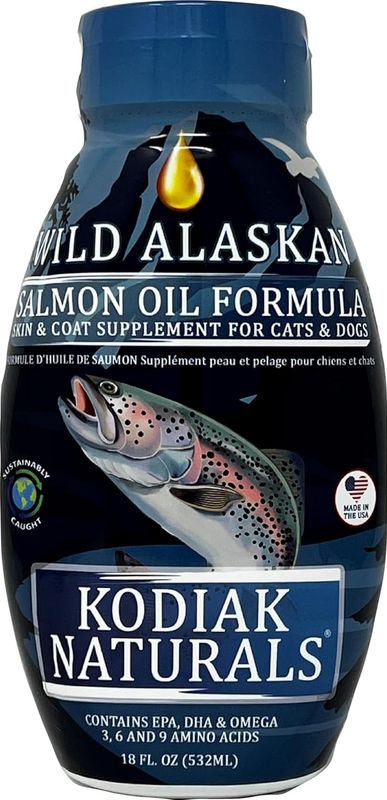 Wild Alaskan Salmon Oil Formula for Dogs &amp; Cats