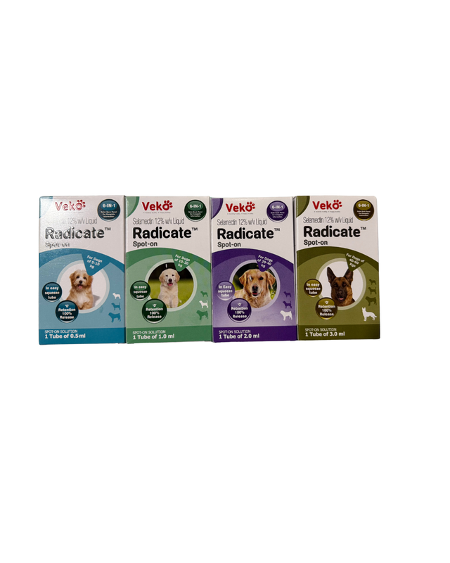 Veko Radicate Selamectin Spot On Liquid For Dogs