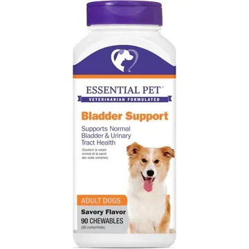 Essential Pet Bladder Support for Normal Bladder &amp; Urinary Tract Health Dog Supplement- 90 count