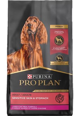 Pro Plan Adult Sensitive Skin &amp; Stomach Lamb &amp; Oat Meal Formula