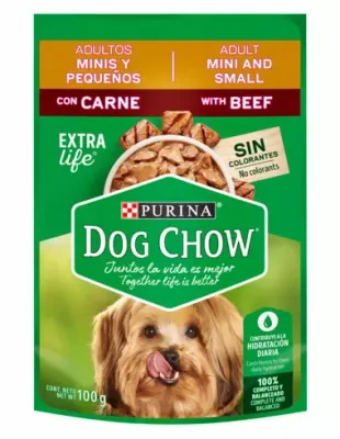 Purina Dog Chow Pouch With Beef For Small Dogs
20 pouches