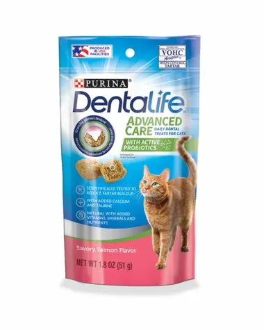 Purina DentaLife Salmon Flavor Dental Cat Treats 1.08oz