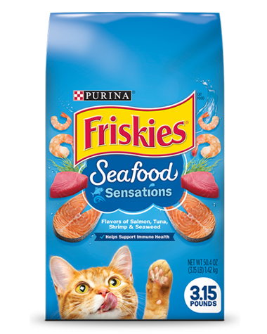 Friskies Seafood Sensations Dry Cat Food