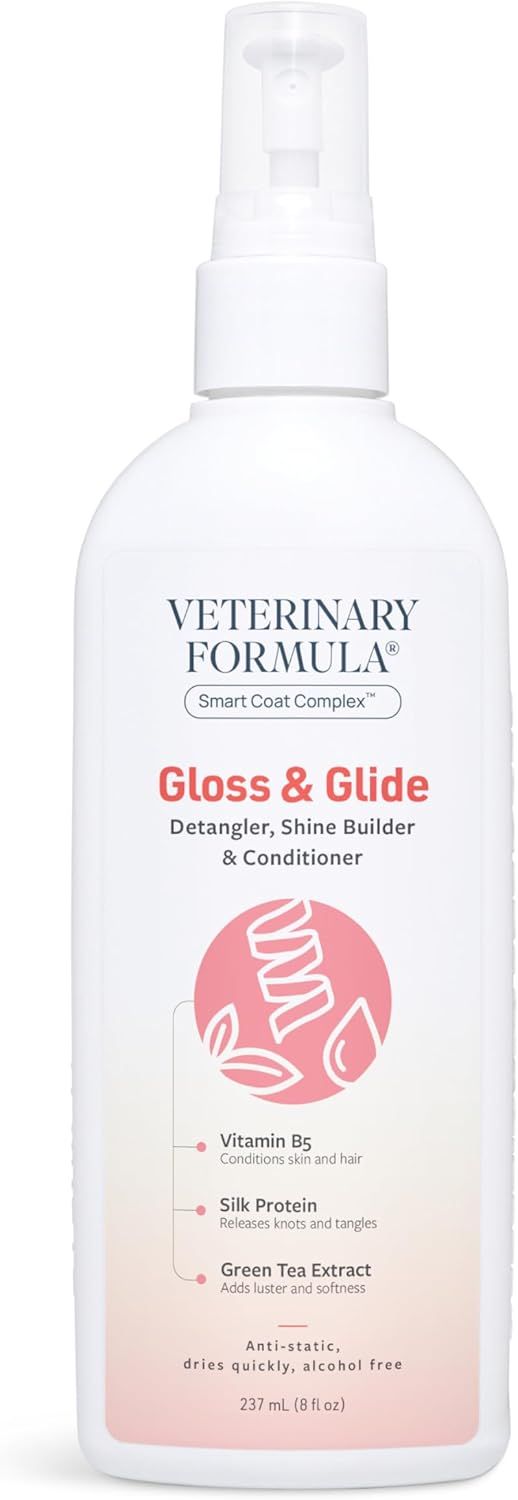 Veterinary Formula Smart Coat Complex Gloss &amp; Glide Detangler, 8 Fl oz