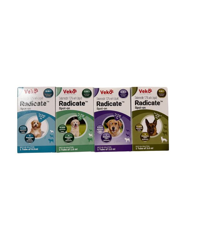 Veko Radicate Selamectin Spot On Liquid For Dogs