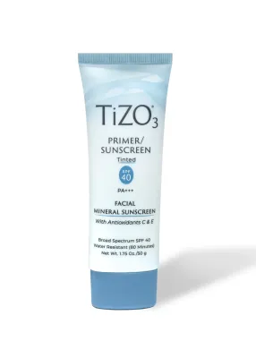 TIZO3 Facial Primer / Sunscreen SPF 40 - TINTED